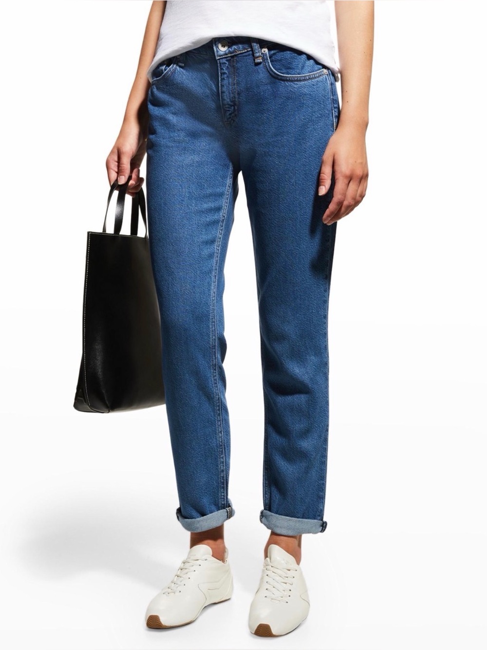 Rag & Bone Dre Low Rise Slim Boyfriend Jeans Size 34 Dark Wash